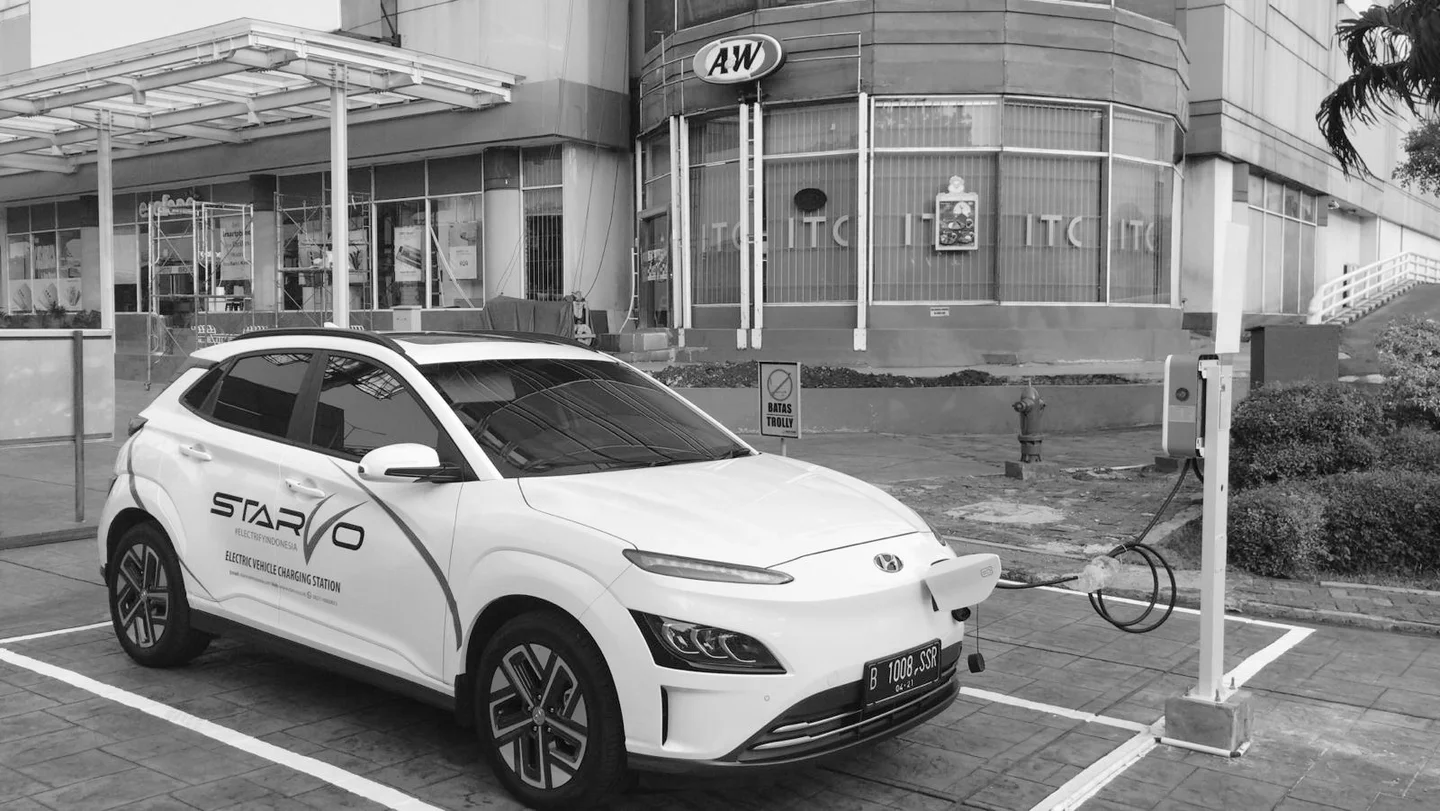 Arkeus EV Charging Platform dalam penggunaan di lapangan