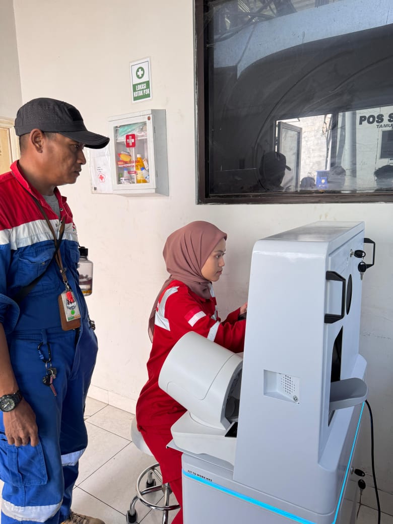 Kiosk di lingkungan klinik